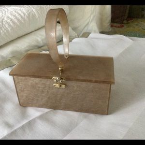 Vintage 1950s Lucite purse
